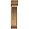 Ekena Millwork Thorton Traditional Rough Sawn Bracket w/ Offset Brace, Western Red Cedar, 8"W x 28"D x 36"H BKT0806X28X36THR01RWR - alternate 4